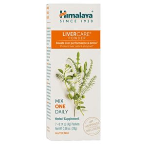 Himalaya LiverCare Powder for Liver Detox and Liver Cleanse 0.14oz (7 Pack)