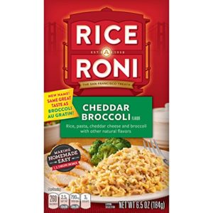 Rice a Roni, Broccoli Au Gratin, Rice and Pasta Mix (Pack of 12 Boxes)