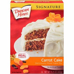 Duncan Hines Signature Carrot Cake Mix, 15.3 oz (Pack of 2)
