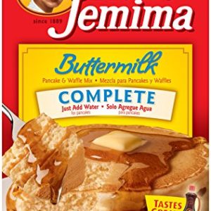 Aunt Jemima Pancake & Waffle Mix, Buttermilk Complete, 50 Serving Box