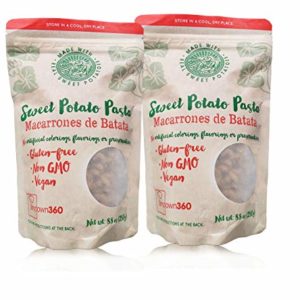 Sweet Potato Pasta - Macaroni Elbows - Paleo - Gluten Free - Vegan - 2 pack (2 x 8.8 oz)