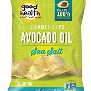 Good Health Avocado Chips Sea Salt, 5-Ounce Bags (Pack of 12)