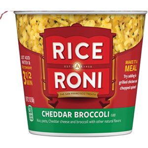 Rice a Roni Cups, Cheddar Broccoli, Individual Cup 2.11 Ounce (Pack of 12 )