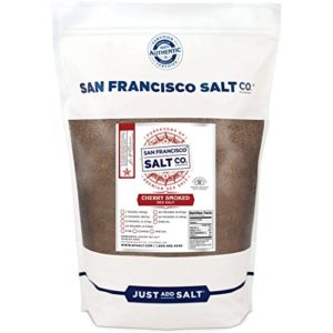 Cherrywood Smoked Sea Salt - 2 lb. Bag Fine Grain by San Francisco Salt Company