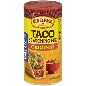 Old El Paso Taco Original Seasoning 6.25 oz Canister (pack of 12)