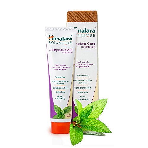 Himalaya Complete Care Toothpaste - Simply Spearmint 5.29 oz/150 gm (1 Pack) Natural, Fluoride-Free & SLS Free
