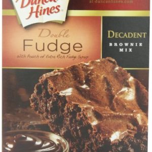Duncan Hines Decadent Brownie Mix, Double Fudge, 17.6 Ounce (Pack of 6) by Duncan Hines