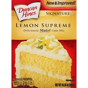 Duncan Hines Signature Lemon Supreme Cake Mix 15.25oz (pack of 2)