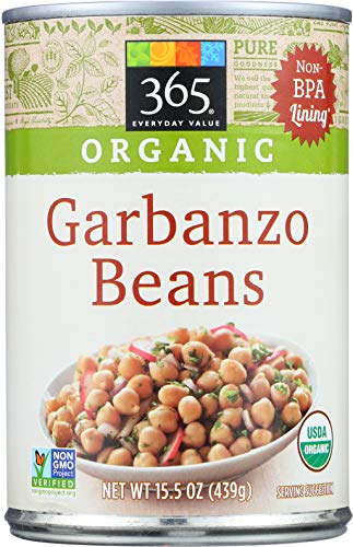 365 Everyday Value, Organic Garbanzo Beans, 15.5 oz