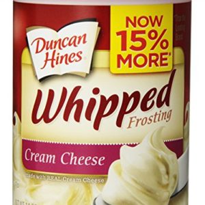 Duncan Hines Whipped Frosting, Cream Cheese, 14 Ounce (Pack of 8)