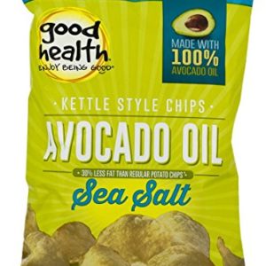 Good Health Avocado Oil Kettle Style Chips with Sea Salt 5 oz. Bag (4 Bags)