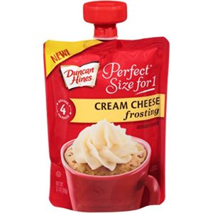 Duncan Hines Perfect Size for 1 Cream Cheese Frosting, 3.7 oz. Pouch