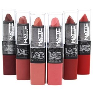 LA COLORS Flat Smooth Finish MATTE Lipstick 6 pc Set (SET #A)