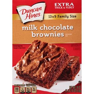 Duncan Hines Brownie Mix, Milk Chocolate, 18 Ounce