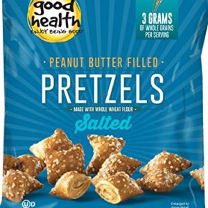 Good Health Peanut Butter Pretzels, Salted, 5.5 Ounce Bags (Pack of 12)