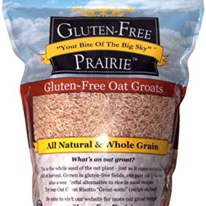Gluten Free Prairie Oat Groats, 3 Pounds - Gluten Free, Whole Grain, Raw & Sproutable, Rice Substitute, Vegan, Low Glycemic, High in Protein, Fiber, and Vitamin B