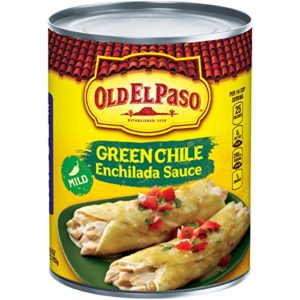 Old El Paso Mild Green Chile Enchilada Sauce 28 oz Can (pack of 6)