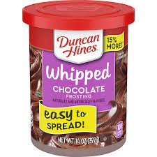 Duncan Hines Whipped Frosting, Chocolate, 14 Ounce