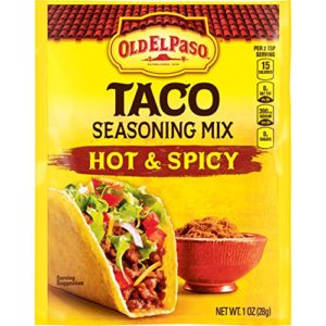 Old El Paso Hot & Spicy Taco Seasoning Mix, 1-Ounce Packages (Pack of 32)