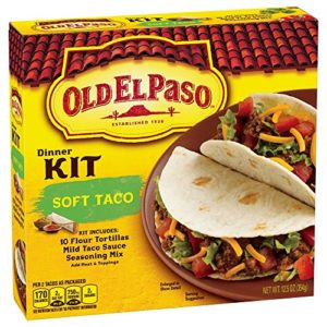 Old El Paso Soft Taco Dinner Kit 12.5 oz Box (pack of 6)