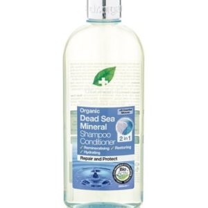 Dr Organic Dead Sea Mineral Shampoo & Conditioner 2 in 1 265ml by Dr. Organic