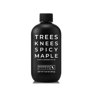 Bushwick Kitchen Trees Knees Spicy Maple, Chili Infused Organic Maple Syrup, 13.5 Ounce Bottle
