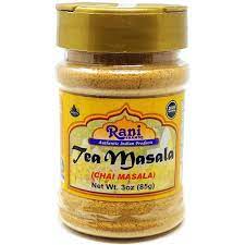 Rani Natural Tea (Chai) Masala Indian Spice Blend 3oz (85g) ~ All Natural | Vegan | Gluten Free Ingredients | Salt & Sugar Free | NON-GMO