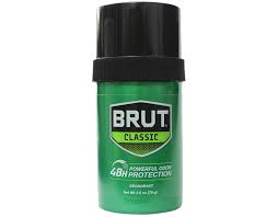 Brut Deodorant 2.25oz Round Solid Classic (2 Pack) by Brut