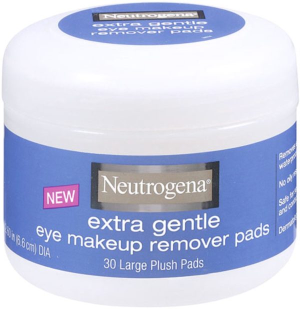Neutrogena Deep Clean Makeup Removers, Extra Gentle Makeup Remover Pads, 30 Count (Pack of 2)