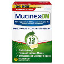 12 Hr Max Strength Expectorant & Cough Suppressant Tablets, 14ct