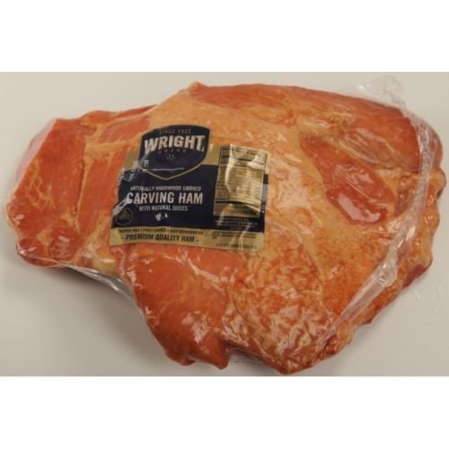 Wright Brand Carving Ham with Natural Juice, 11 Pound -- 1 each.