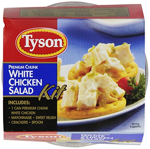 Tyson Premium Chunk White Chicken Salad Kit, 4.57 Ounce (Pack of 12)