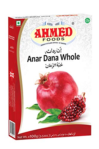 Ahmed AnarDana (Pomegranate Seeds) Whole 100g/3.5oz.