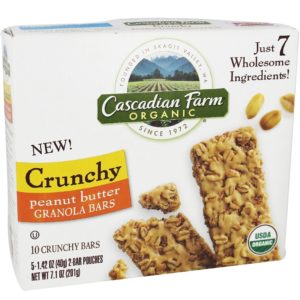 Cascadian Farm Organic Crunchy Peanut Butter Granola Bars - 10 CT
