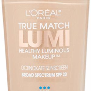 L'Oréal Paris True Match Lumi Healthy Luminous Makeup, C3 Creamy Natural, 1 fl. oz.