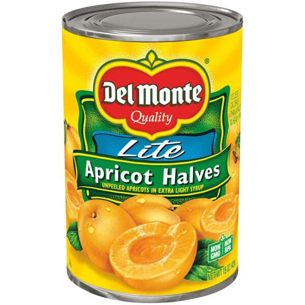 Del Monte Canned Apricot , 14.5 Ounce (Pack of 12)