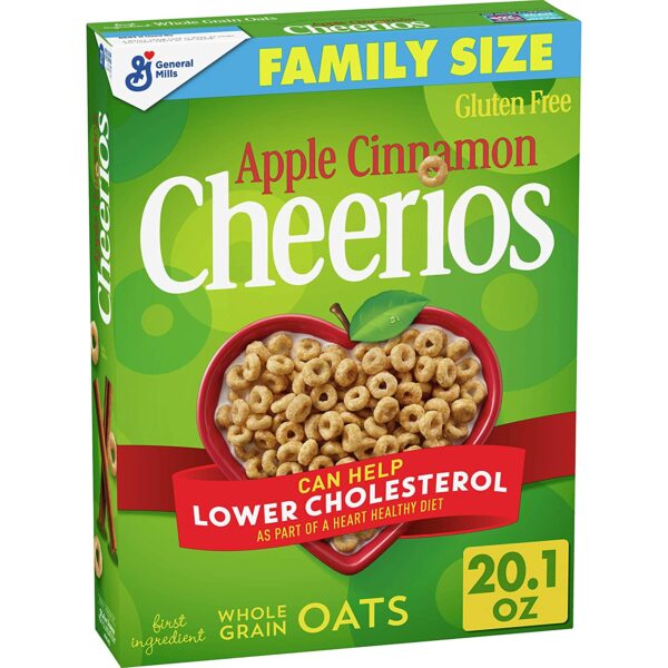 Apple Cinnamon Cheerios Cereal Gluten Free, 20.1 oz