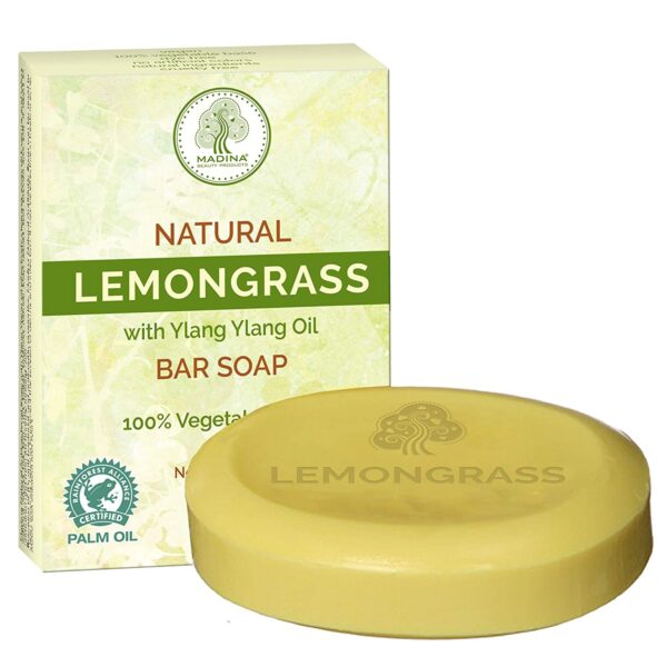Madina 100% Vegetable Base Soap 12 bars (Lemongrass)