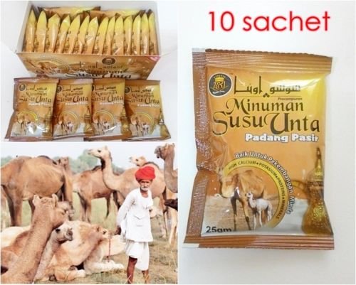 Camel powder milk 25g and total 10 sachets