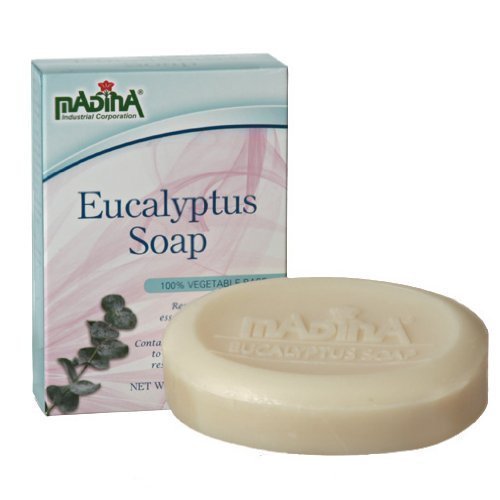 EUCALYPTUS Soap Bar by Madina 3.5 oz (2 Bars)