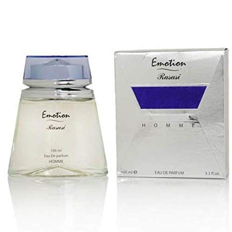 Emotion for Men EDP - Eau De Parfum 100ml  Encaptures Fresh Notes or Bergamot & Orange Blossom in Opening, Floral Heart & Base w/ Musk