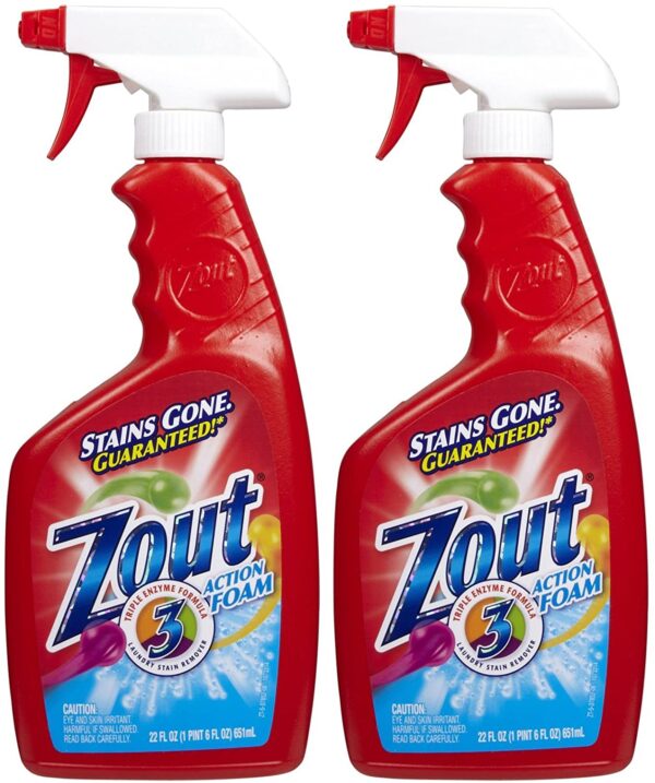 Zout Triple Enzyme Formula Laundry Stain Remover Foam