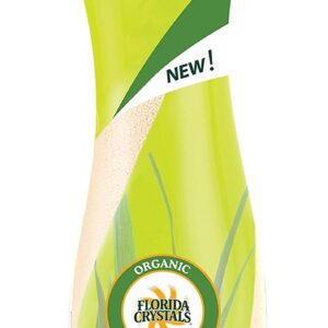 Florida Crystals Certified Organic Raw Cane Sugar, Flip-top Canister, 12 oz