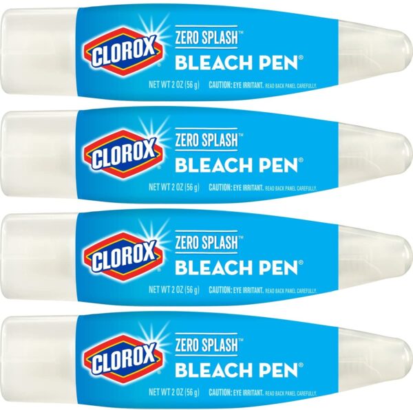 Clorox Zero Splash Bleach Pen, 4 Pens