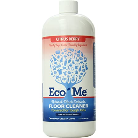 Eco-me Natural, Plant-Based Concentrated Multi-Surface and Floor Cleaner Clear, Citrus Berry