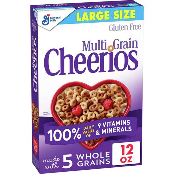 Multi Grain Cheerios, Gluten Free, Multigrain Cereal, 12 Oz