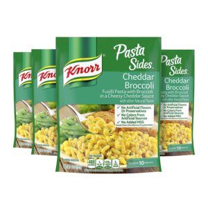 Knorr Pasta Side Dish, Cheddar Broccoli, 4.3 Ounce pack of 4