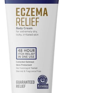 O'Keeffe's Eczema Relief Skin Protectant Body Cream, 8 oz, white