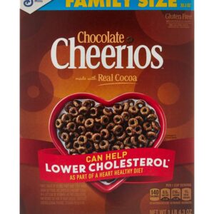 Chocolate Cheerios Cereal, Cereal with Oats, Gluten Free, 20.3 oz