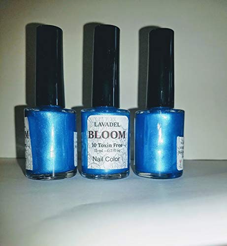HALAL Bloom 10 Free NON-TOXIN BLUE color Nail colors